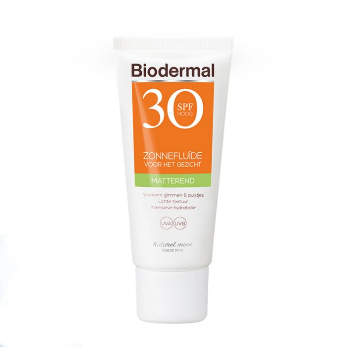 BIODERMAL ZONNEFLUIDE MATTEREND SPF30 (40ML)