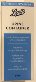 Boots Urine Container (60ML)