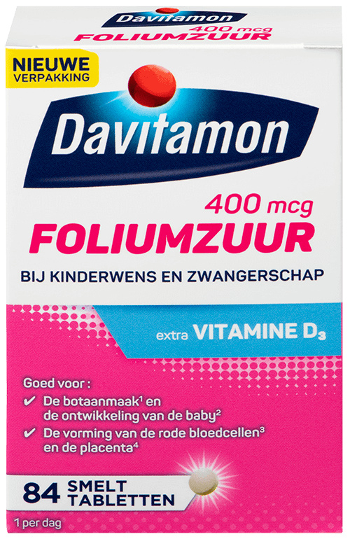 DAVITAMON D Foliumzuur Tablet (84ST)
