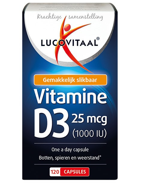 Lucovitaal Vitamine D3 Capsules 25MCG (60ST)