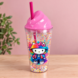 Drinkbeker met rietje - Broke and Bougie
