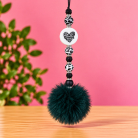Mama - Groene pompon