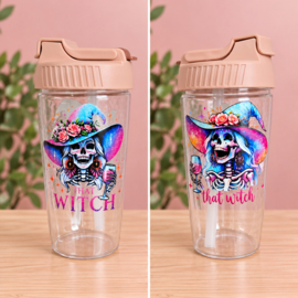 Glazen drinkbeker That witch