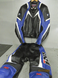IXS motor race combi maat 54 echt leder CE protectie