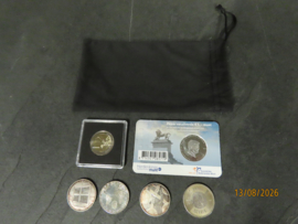 Kleine verzameling NL Munten € o.a. D-Day en Waterloo