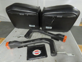 Kofferset Krauser 2 x Zijkoffer met houders Stevige set K2