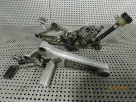 Set Schetsplaten Schetsplaat L & R Verbouwd Caféracer CB750F - CB 750 F RC04