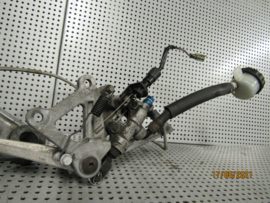 Schetsplaat rechts met complete achterrem ZXR750 J-model Kawasaki ZXR 750