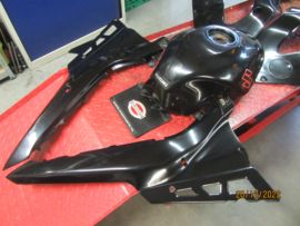 Complete "lak-set" kuipwerk + tank ZWART GSX600F GN72 '88-'97 lakset