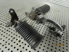 Set Voetsteunen L & R Voetsteun Bestuurder GSX400E - GSX 400 E '84