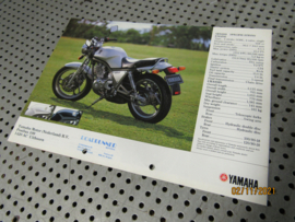 Reclame Folder Yamaha SRX600 - SRX 600 Single 1990