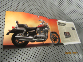 Reclame Folder Kawasaki VN1500 Vulcan Custombike 1992