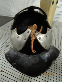 Middeleeuwse Helm Vikinghelm Stalen Replica Re-enactment