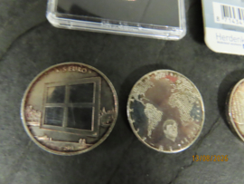Kleine verzameling NL Munten € o.a. D-Day en Waterloo