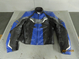 Mooie & Stoere Motorjas MQP met Protectie Maat 50 Jas Leer