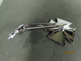 Iron Cross Spiegel links Gothic Spiegel Chopper Custom Old Skool