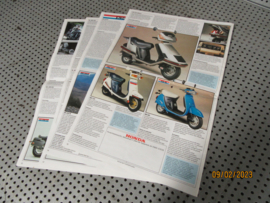 Honda Mod.1985 kleurenfolder Reclame Advertentie o.a. NS400R