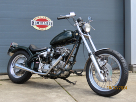 Stoere Zelfbouw Chopper Triumph Swamie T120 StarTwin 2003 (VERKOCHT!)