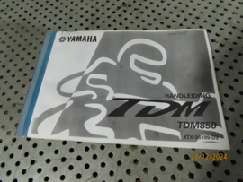 Handleiding Yamaha TDM850 Nederlandstalig