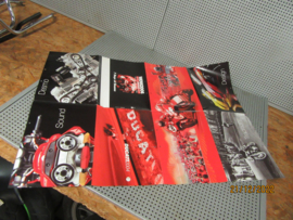 Poster Folder World Ducati Week 2004 Superbike 749 & 999 Monster 1000 & S4R e.a.