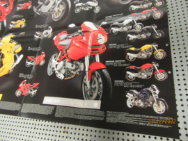 Poster Folder World Ducati Week 2004 Superbike 749 & 999 Monster 1000 & S4R e.a.