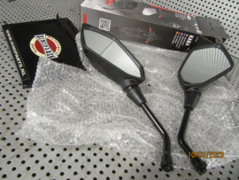 Set Nieuwe Spiegels Lampa Streetfighter Zwart Spiegel L & R