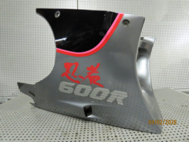 GPX600R GPX 600 R 0nderkuip Kuipdeel Bellypan Kuip Grijs-Zwart
