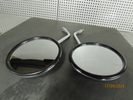 Set Spiegels Chroom M10 aansluiting Spiegel L & R z.g.a.n.