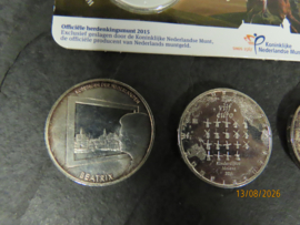Kleine verzameling NL Munten € o.a. D-Day en Waterloo
