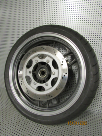 Voorwiel wiel + band Trident 750 Bridgestone BT023F