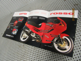 Kleurenfolder Ducati 907ie - 907 ie "Oro Rosso" 1991 Folder