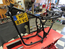 Frame + Kenteken GSX400E - GSX 400 E Kader b.j. 1984