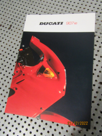 Kleurenfolder Ducati 907ie - 907 ie "Oro Rosso" 1991 Folder