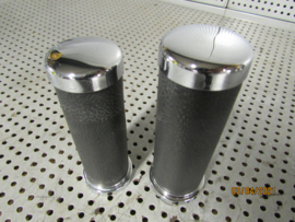 Set handvatten foam + leer leather siergrepen VN1500 Vulcan