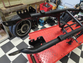 Frame + Kenteken GSX400E - GSX 400 E Kader b.j. 1984
