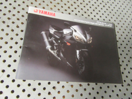 Folder / boekje Yamaha motor- en scooterprogramma 2002