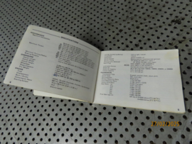 Motorcycle Owner's Manual Kawasaki 1000GTR - GTR1000 '87