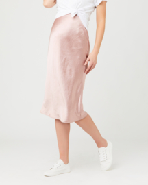 Ripe Maternity - Lexie Satin Skirt Dusty Pink