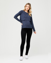 Ripe Maternity - Leah Nursing Trui Donkerblauw