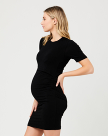 Ripe Maternity - Organic Nursing Dress Zwart