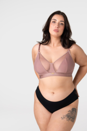 Hotmilk Lingerie - Flawless Plunge Voedingsbh Rosé