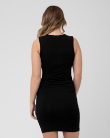 Ripe Maternity - Organic Nursing Tank Dress Zwart