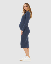 Ripe Maternity - Nella Jurk Marineblauw