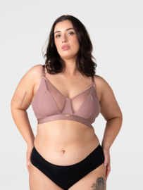 Hotmilk Lingerie - Flawless Plunge Voedingsbh Rosé