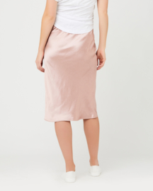 Ripe Maternity - Lexie Satin Skirt Dusty Pink