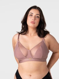 Hotmilk Lingerie - Flawless Plunge Voedingsbh Rosé