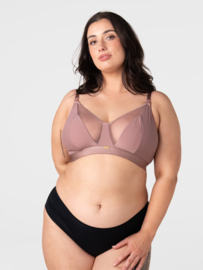 Hotmilk Lingerie - Flawless Plunge Voedingsbh Rosé