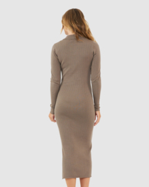 Ripe Maternity - Sammy Polo Mocha Jurk