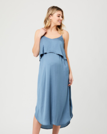 Ripe Maternity - Nursing Slip Dress Petrol