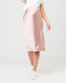 Ripe Maternity - Lexie Satin Skirt Dusty Pink